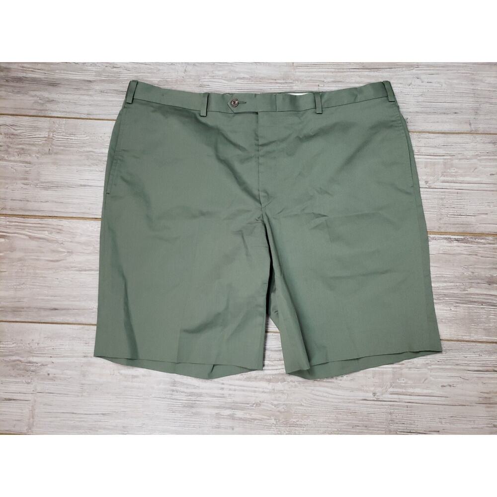Bullock & Jones Men's Green Shorts button Fly size 40 Side Pockets